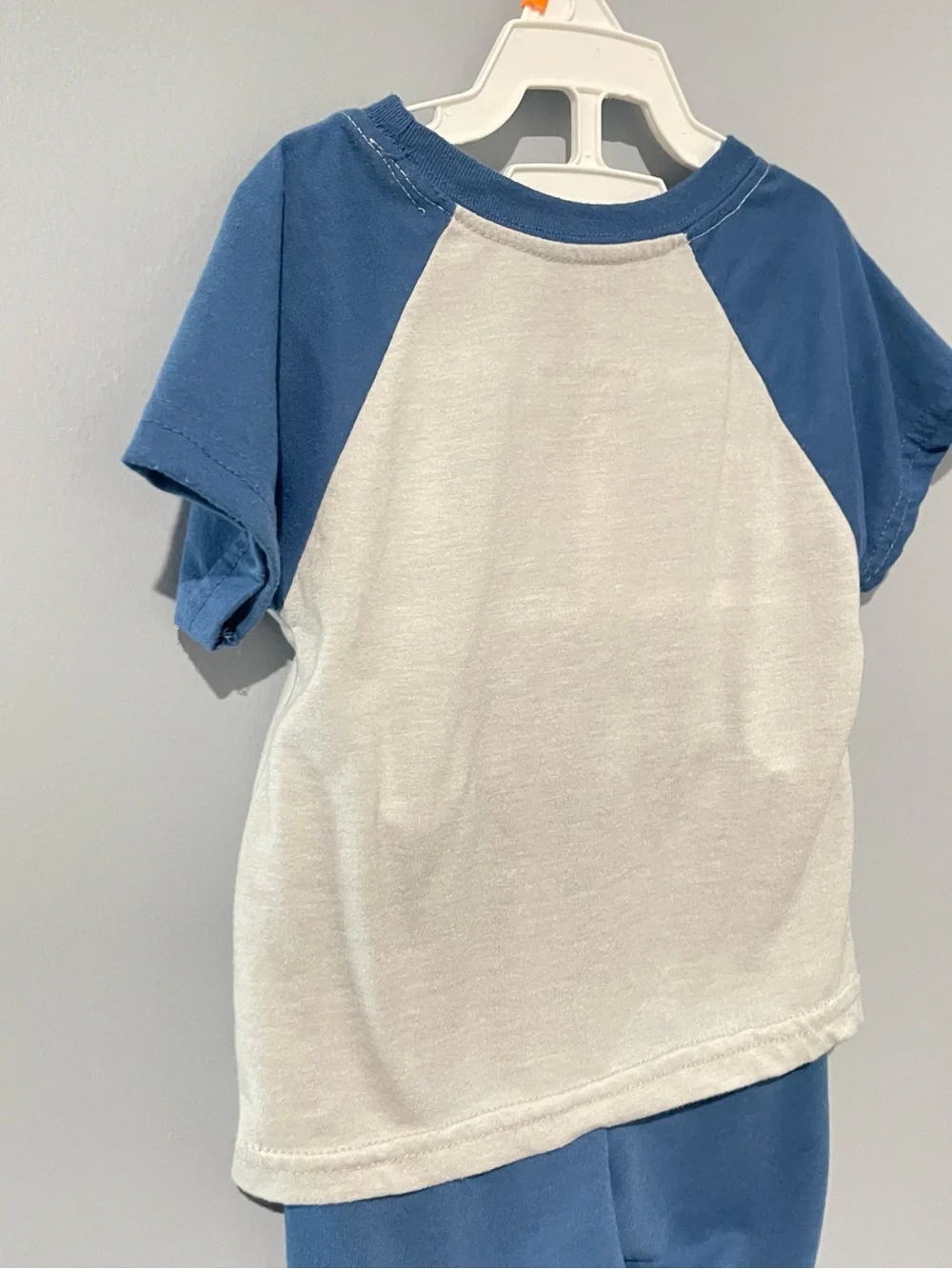 Baby Shark Two-Piece Pajama Set - Blue & White | Size 24M